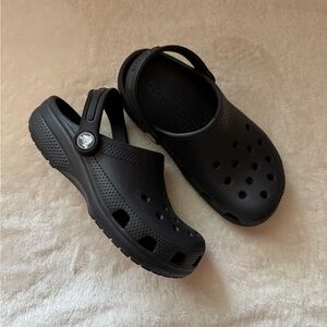 Kids Crocs Black Classic Clogs